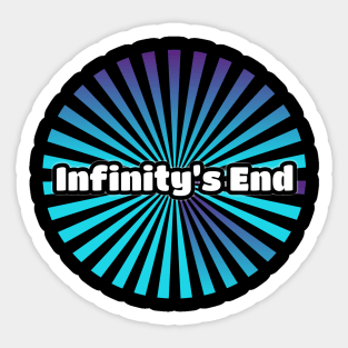 Infinity's End Round Transparent Logo Sticker